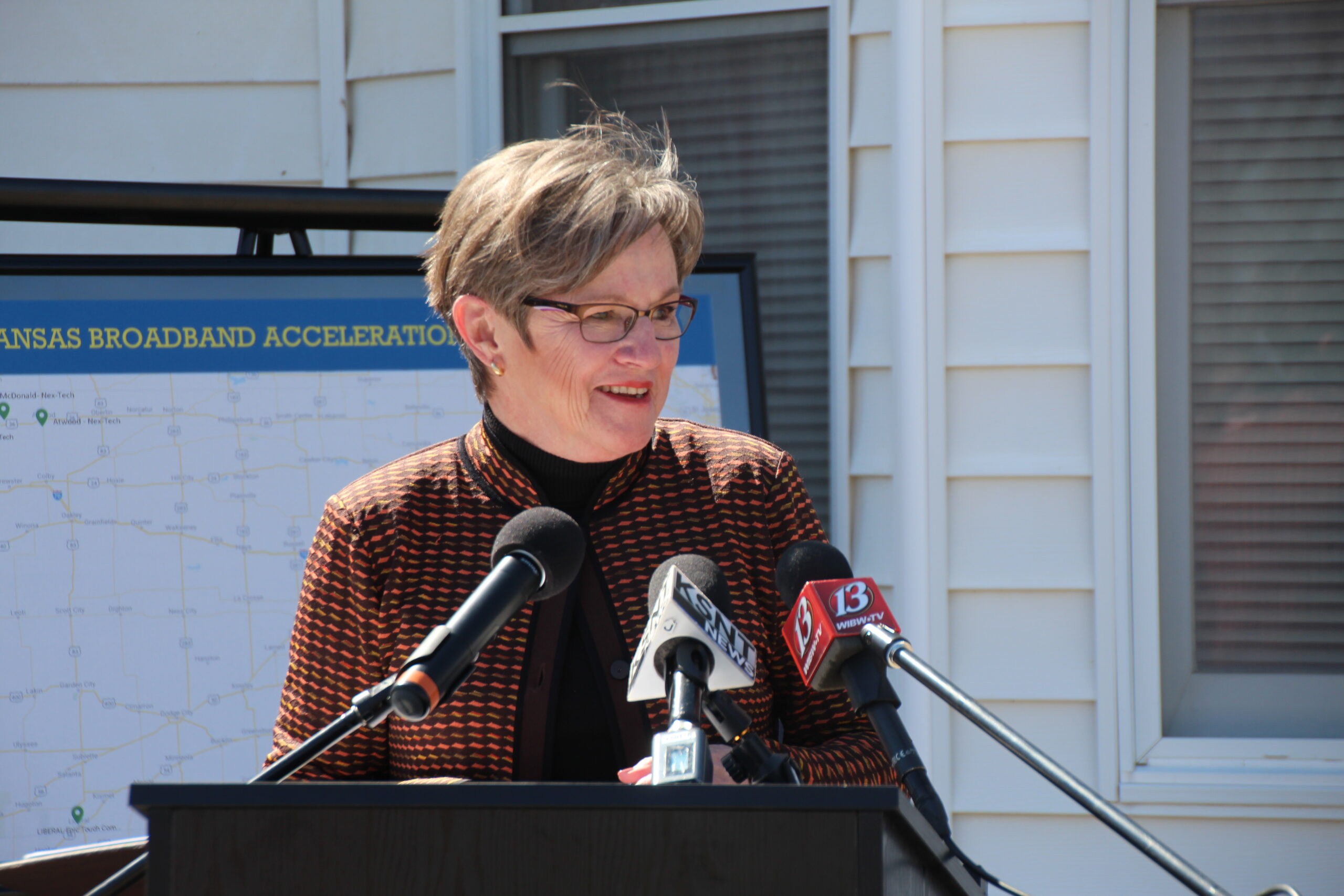 Governor Laura Kelly visits McFarland to Celebrate $5 million in Grants to Expand Broadband to Homes, Businesses Statewide