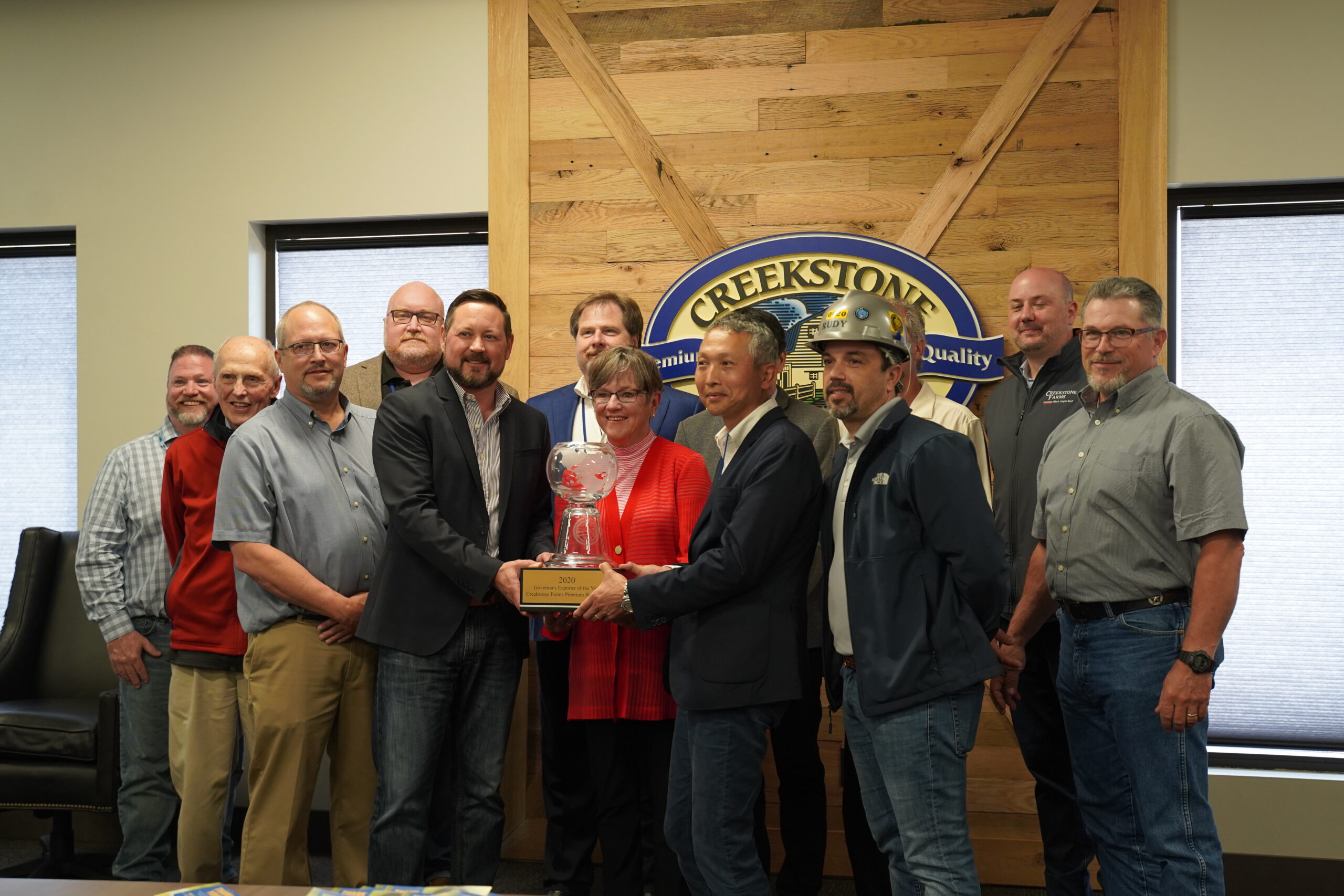 Governor Laura Kelly Congratulates Creekstone Farms as Governor’s Exporter of the Year