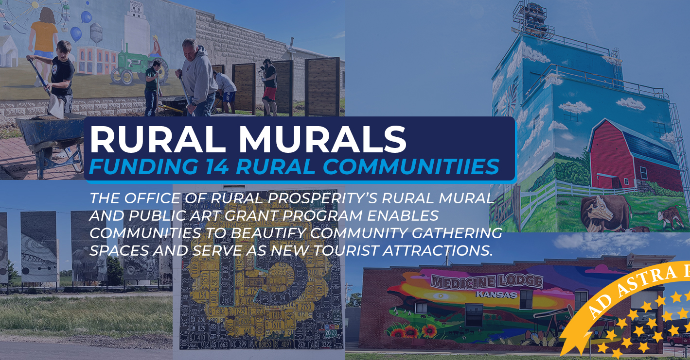 Governor Laura Kelly Announces Funding for Murals in 14 Rural Communities  